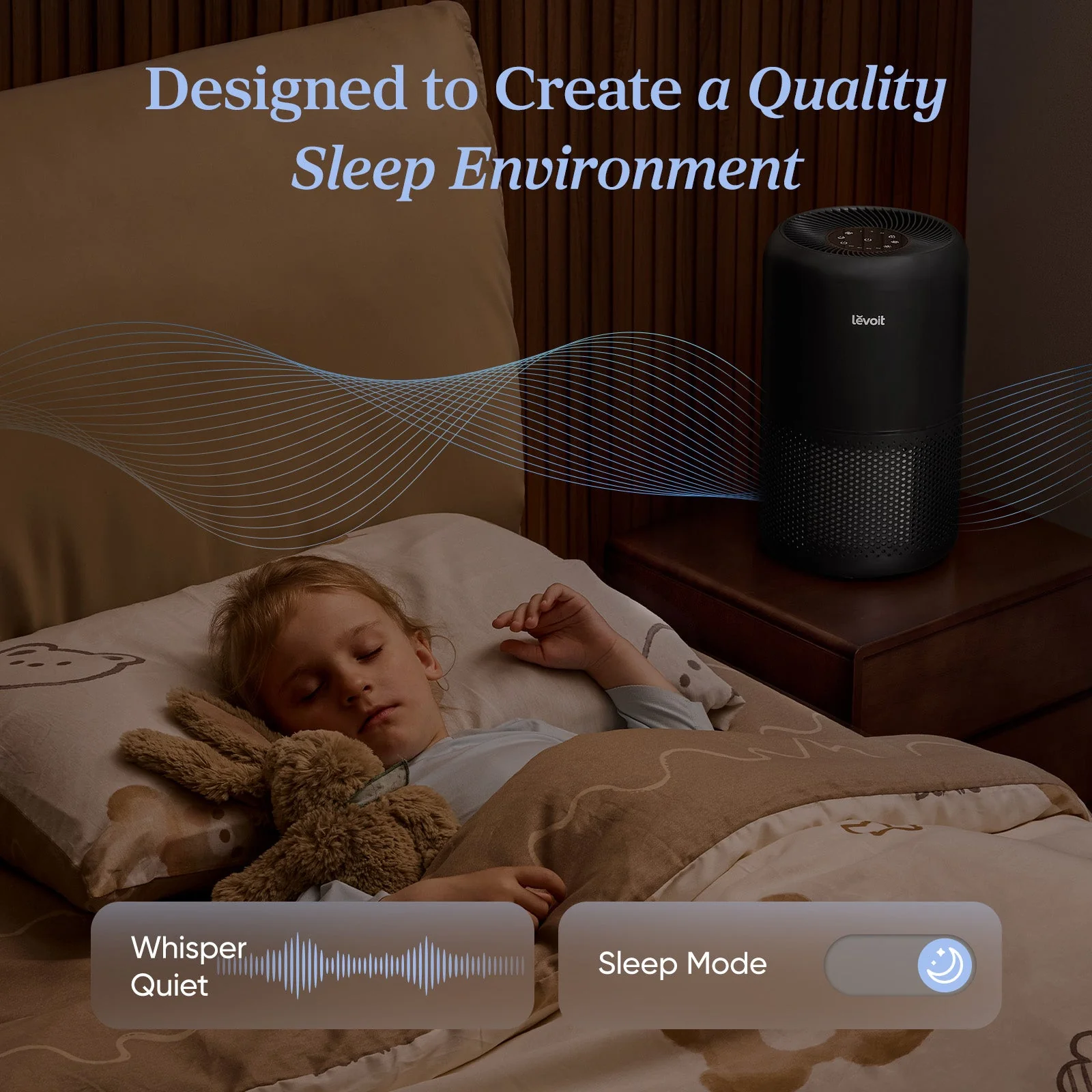 Levoit Core® 300-P Black Air Purifier - Image 7
